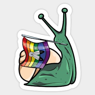 Pride Snail - Two Spirit Sticker